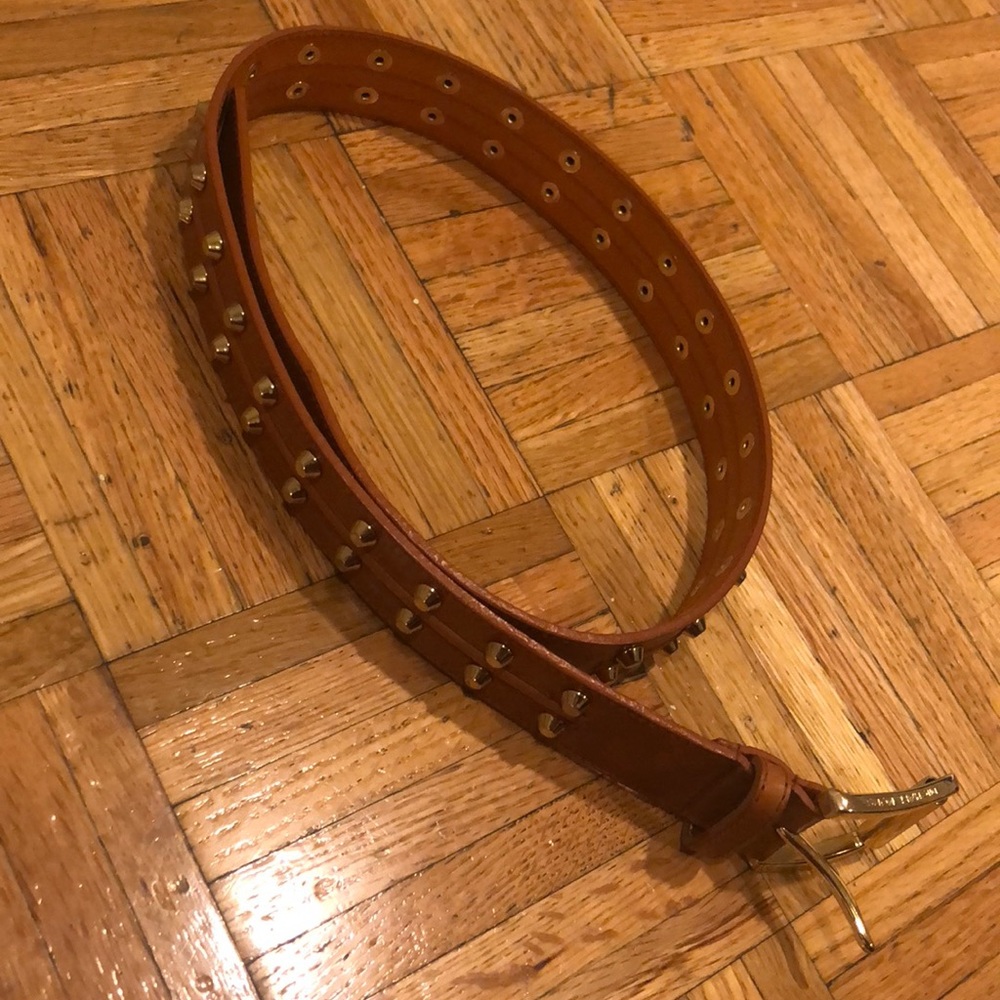 MICHAEL KORS studded leather belt